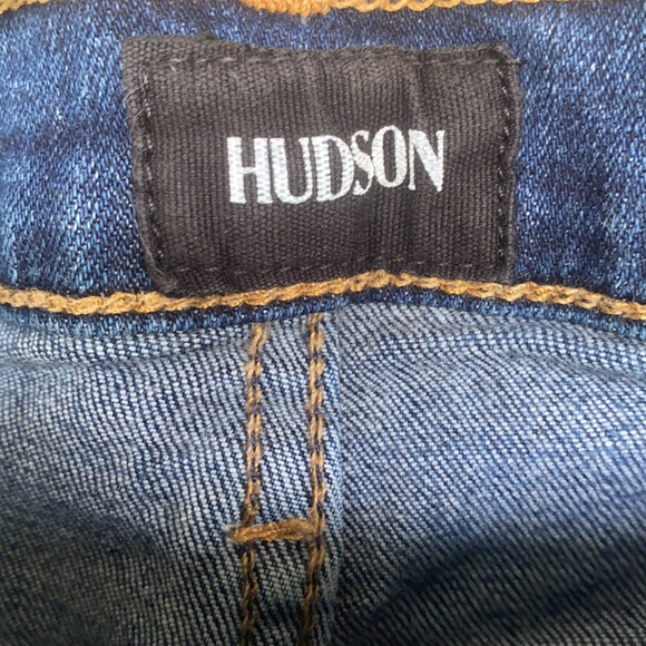 Hudson Brix High Rise Crop Flare In Lonestar 30 - Picture 4 of 9